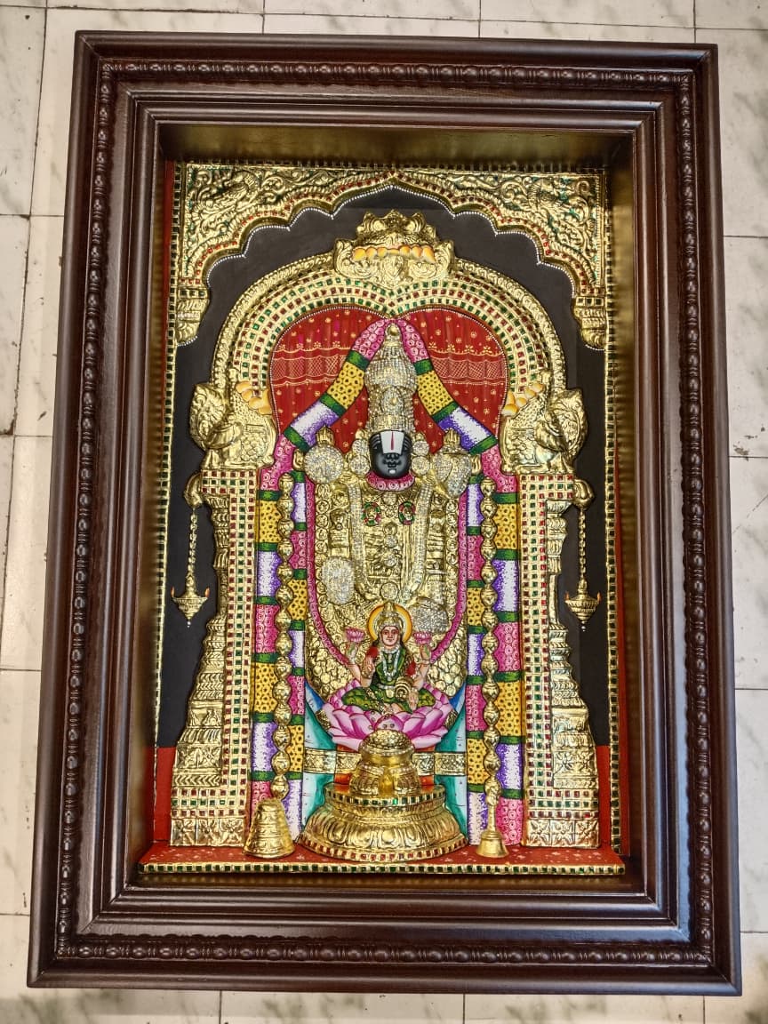 3D EMBOSSED LAKSHMI BALAJI
